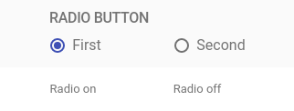 MDL radio button